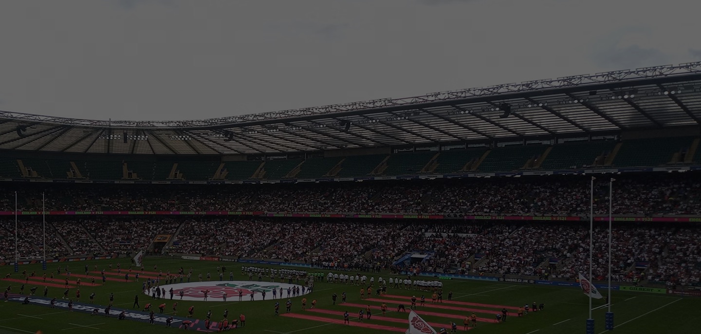 Estadio de rugby lleno
