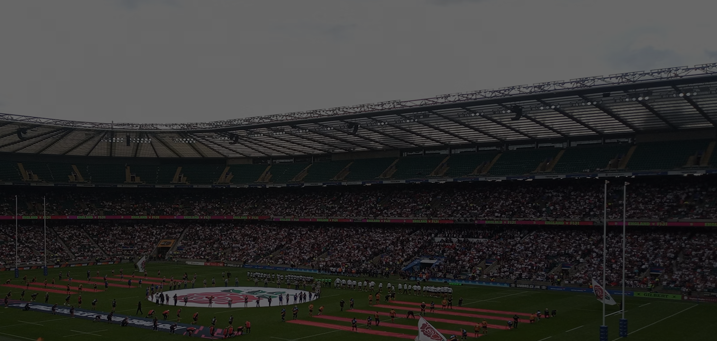 Estadio de rugby lleno